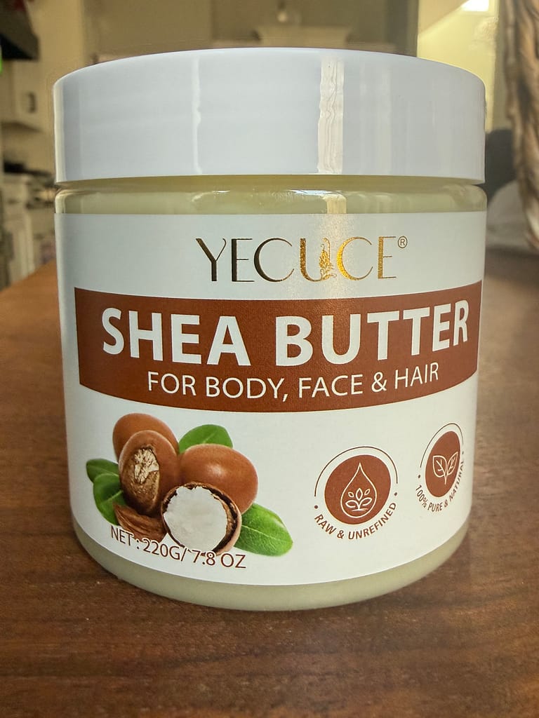 Natural shea butter used by Southeast Bully Kennels to maintain the health and moisture of our American Bullies’ noses