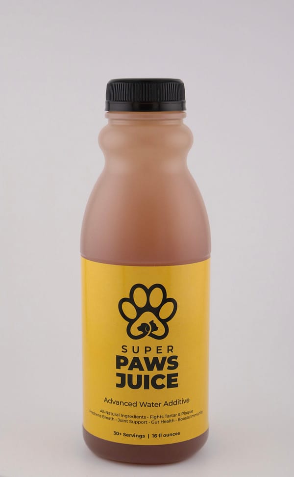 Super Paws Juice: probiotic water additive for dogs and cats