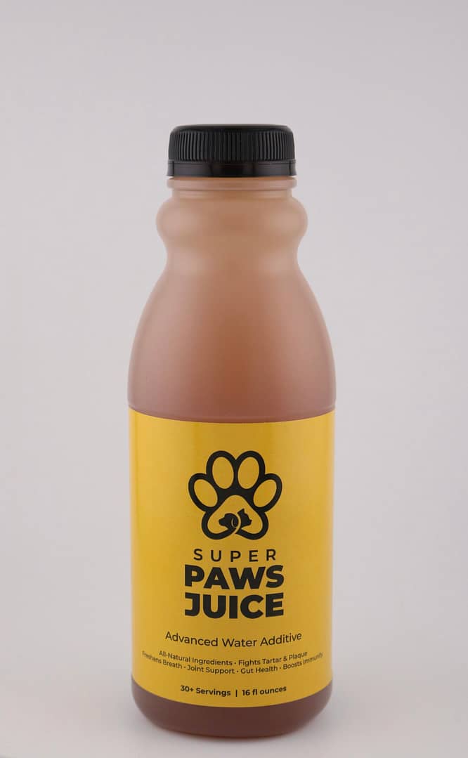 Super Paws Juice: probiotic water additive for dogs and cats
